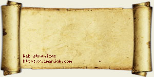 Jovana Rosić vizit kartica